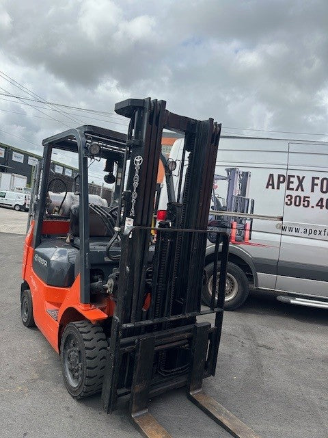 Used Forklift 2007 Toyota 7FGCU25, 5,000lbs, #299