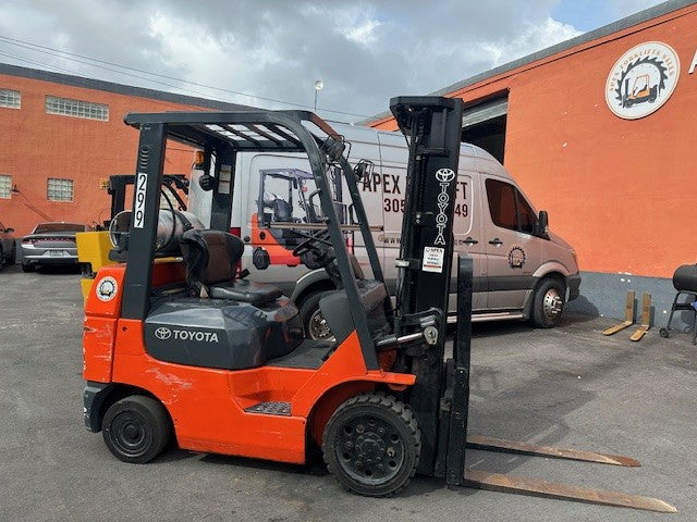 Used Forklift 2007 Toyota 7FGCU25, 5,000lbs, #299