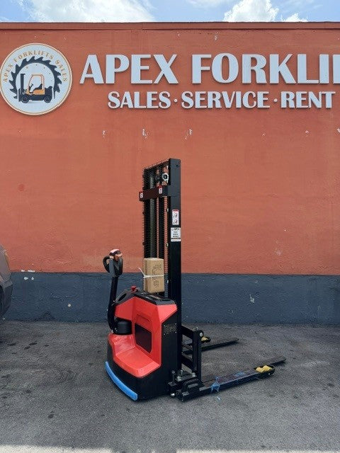 New 2026 Electric Straddle Stacker 3,300LBS.
