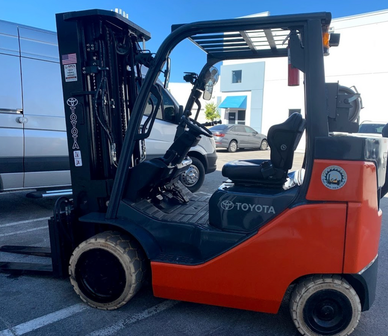 Used Forklift 2016 Toyota 8FGC35U-BCS 8,000lbs.