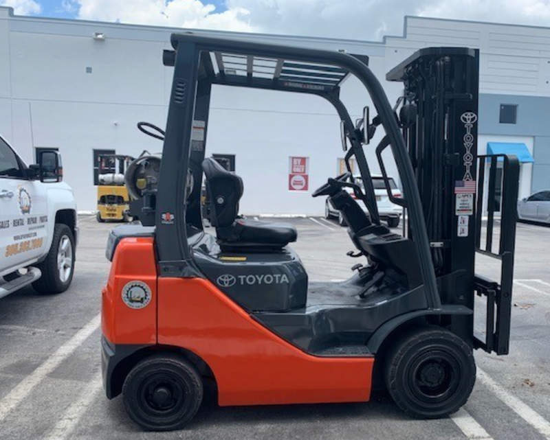 Used Forklift 2014 Toyota 8FGU18 ,  3,500lbs. #85