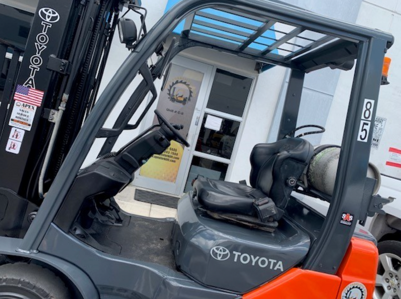 Used Forklift 2014 Toyota 8FGU18 ,  3,500lbs. #85