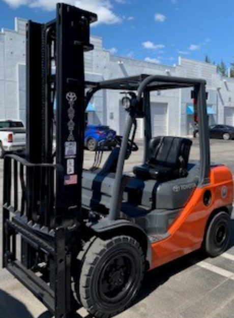 Used Forklift 2015 Toyota 8FDU30 , 6,000LBS